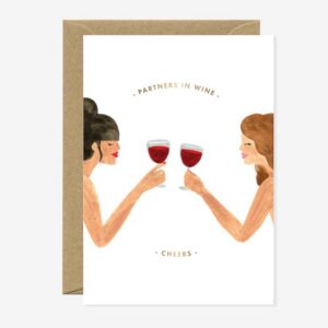 Partners in wine - wenskaart
