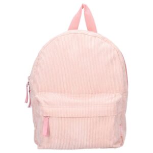 Rugzak ribbelstof - Roze - Personaliseren