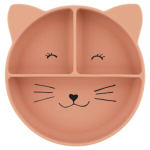 Siliconen Bord met Vakjes & Zuignap – Mrs. Cat | BPA-vrij & Antislip