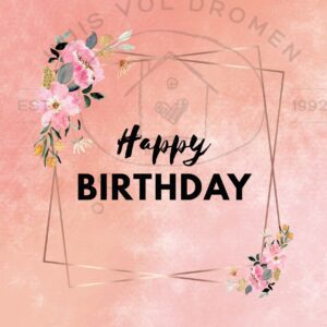Kaart - Happy birthday