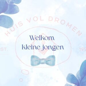 Kaart - Welkom kleine jongen