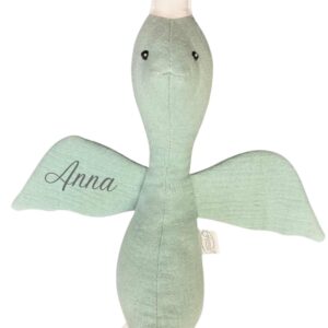 Knuffel Eend - Stone green - Personaliseren