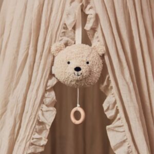 muziekhanger teddy bear naturel 1
