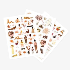 Women's world - stickers set van 3 vellen