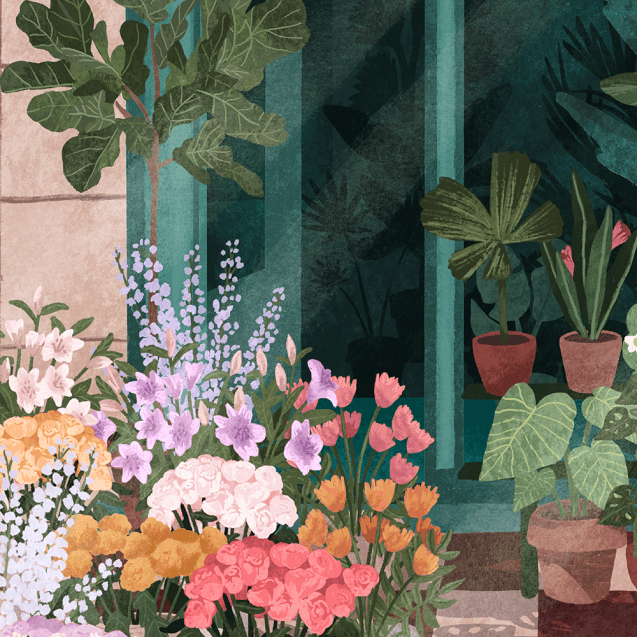 french flower shop