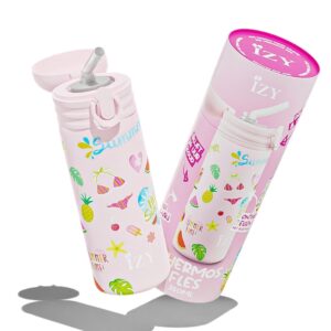 IZY Bottles - Rosa Sommer trinkflasche - 350ml
