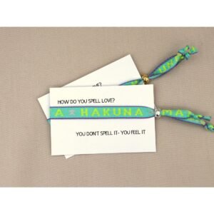 Lint armband - Hakuna matata