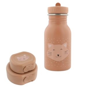 Combi-Deal: Mrs. Cat snackdoosjes - drinkfles 350 ml