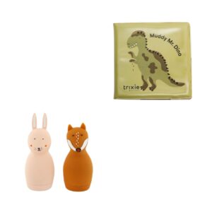 Combi-Deal: Livre de bain Mr. Dino + Jouets de bain