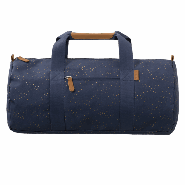 indigo dots weekend bag