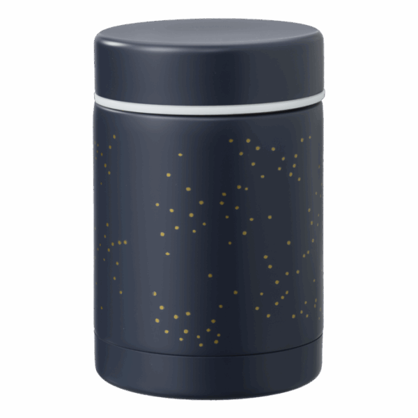 thermos voedselcontainer indigo dots