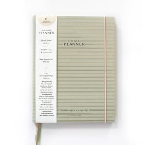 Weekplanner - zachtgroene cover