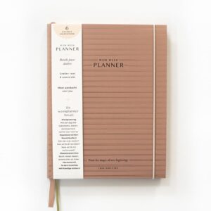 Weekplanner - oud roze cover