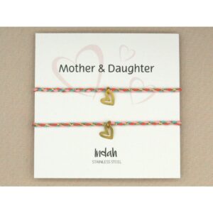 Mutter-Tochter-Armband-Set - multi color