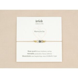 Armband - Mama to be- zilver of goud