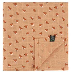 Tetra cloth 110x110 Fierce Fox – Organic Cotton & Sustainable Design