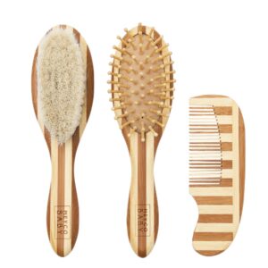 Kapset Bamboe/Walnoot - 3-delig